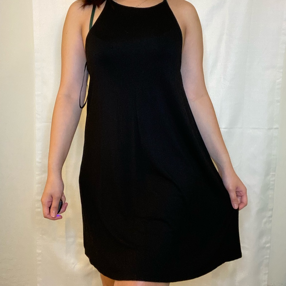 A-line Black dress